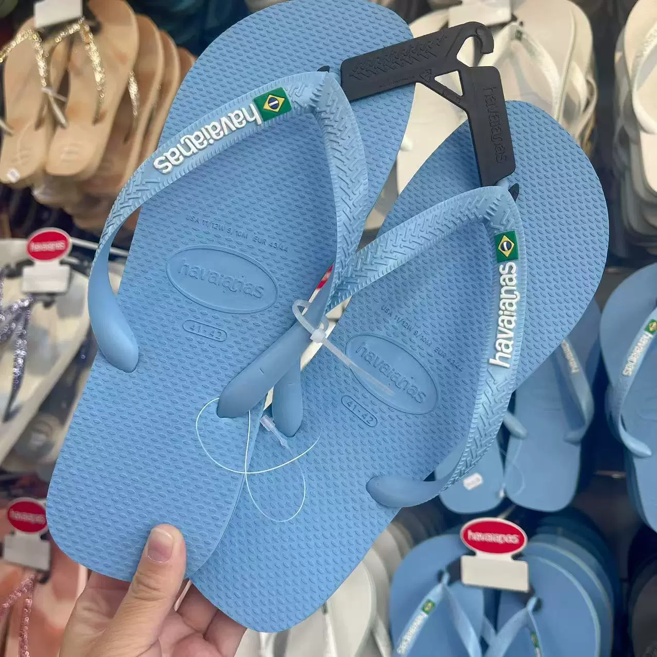 Бразильские фудалка Havaianas национальный флаг Havana персонаж человека drag нейтральные родитель-ребёнок обувь для мужчин и женщин без скольжения и тапочки