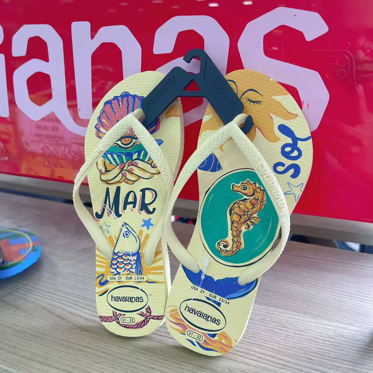 Подсчет новых товаров 26 havaianas Brazilian Havana нескользящие детские резиновые шлепанцы для девочек и детей на летний пляж