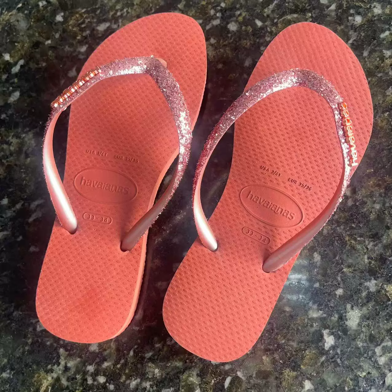 Бразильские Havaianas однотонные тонкие Havana шлепанцы для женщин, нескользящие тапочки, сандалии по углу