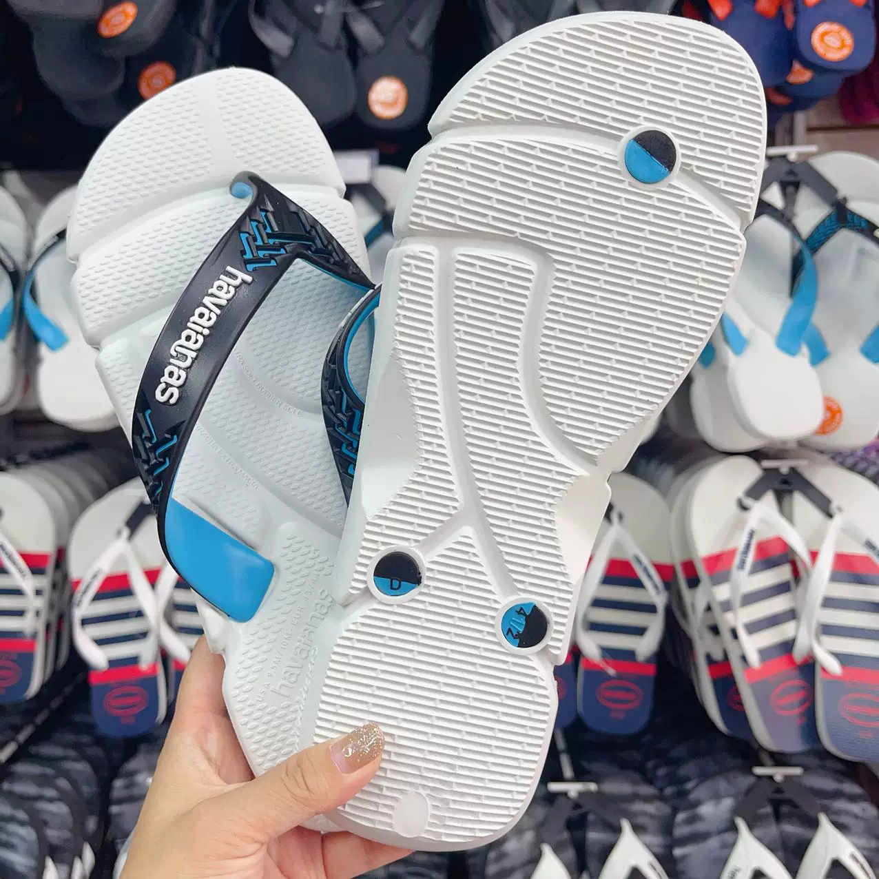 Новые Havaianas Havana POWER 2.0 летние нескользящие, износостойкие удобные мужские персонажи с уплощённой подошвой