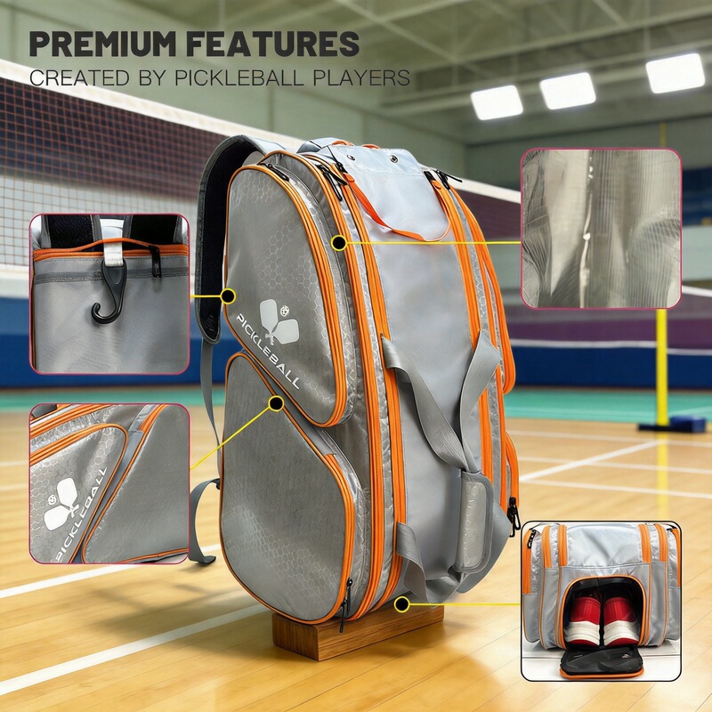 Amazon Outdoor In-Stock Wear-Resistant Badminton Racket Bag, Tennis Racket Bag, Sports Equipment Storage Bag, Pickleball Racket Bag Amazon Outdoor In-Stock Wear-Resistant Badminton Racket Bag, Tennis Racket Bag, Sports Equipment Storage Bag, Pickleball Racket Bag
