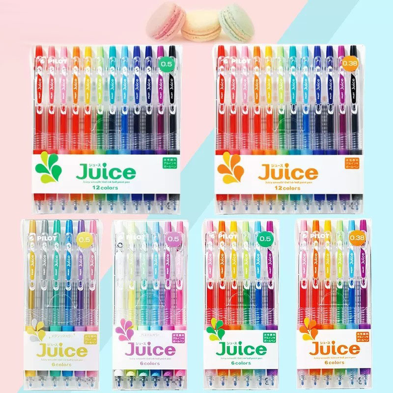 Discount Set Japan Pilot Juice Gel Pen Colorful Gel Pen Set Retractable 0.5