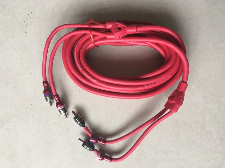 American Import Monster Audio Line 5 m 2-Way Audio Line Car Sound Power Amplifier Audio Line Signal Line