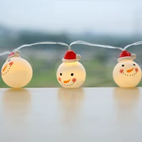 Светодиодный снеговик фонарь веревка Bling Lantern Lights Lights Lights Платье для елки, полное Sky Star Light Рождественское украшение
