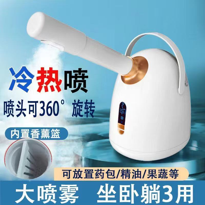 Facial Steamer, Hot and Cold Spray Machine, Hydrating Beauty Device, Facial Hot Spray, Pore Cleaning and Moisturizing Device, Home Eye Steaming Device
