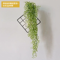 Стекло из стеклянной бутылки+симуляция белый золотой колокол ивы без трассировки фонари бабочки бабочки фонари