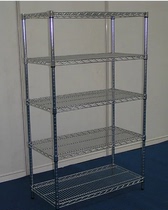 Stainless steel color shelving shelf Five-floor kitchen floor shelf floor stand storage shelf Home finishing shelf