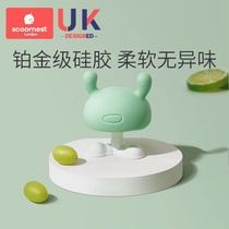 Ke Nest Small Mushroom Soothes Tooth Gum Molar Stick Baby Silicone Toy Baby Anti-eating Hand Artifact Biting Glue Can Be Boiled