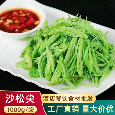 [凉拌高山沙松尖1000克酒店饭店餐饮半成品凉菜预制素菜食材私房菜]