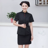 Официант рабочая одежда летнее платье летнее сотрудники Catering Catering Cheer Hotpot Shop Restauran