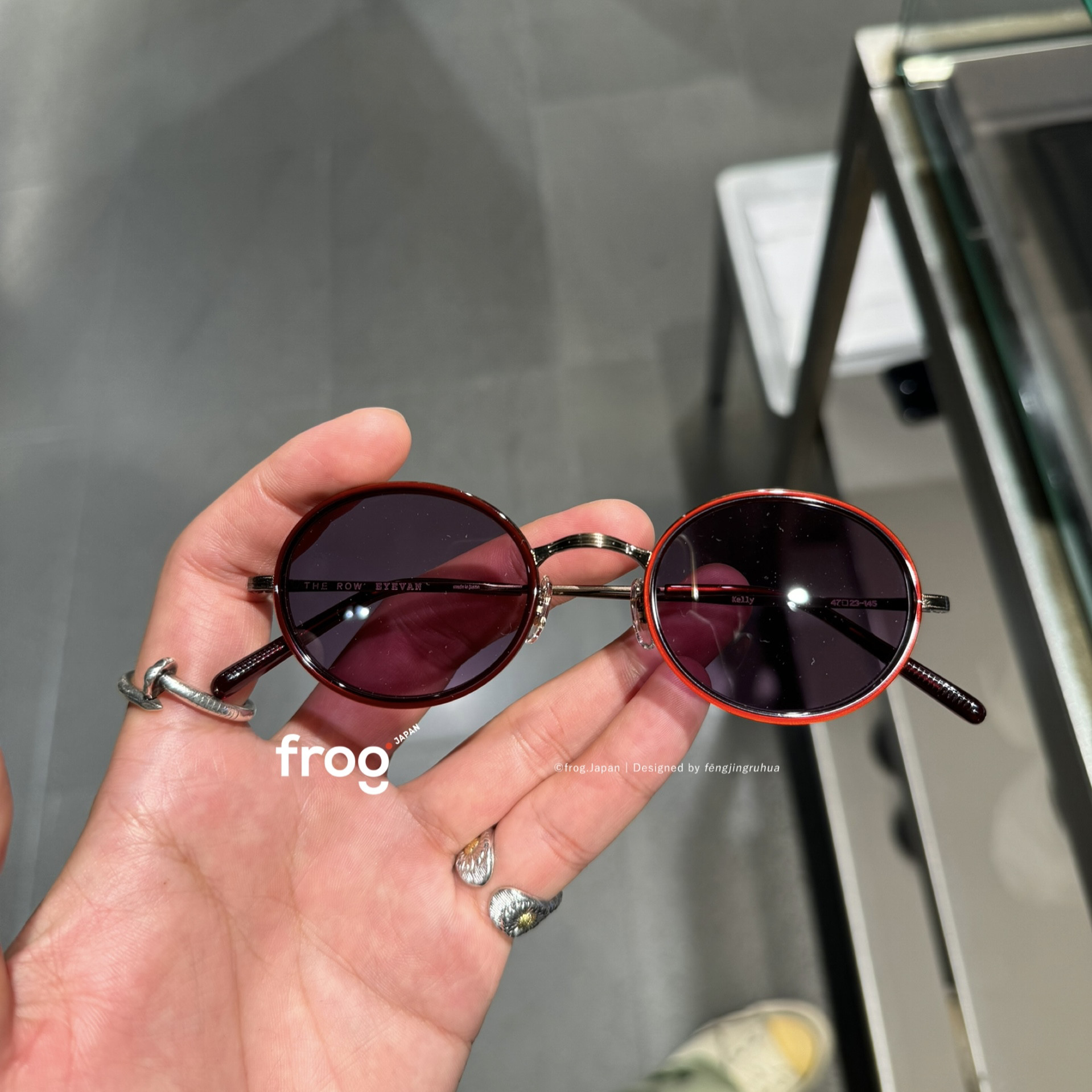 The ROW x EYEVAN联名墨镜日本手工复古太阳眼镜适用多种脸型-Taobao-Tmall