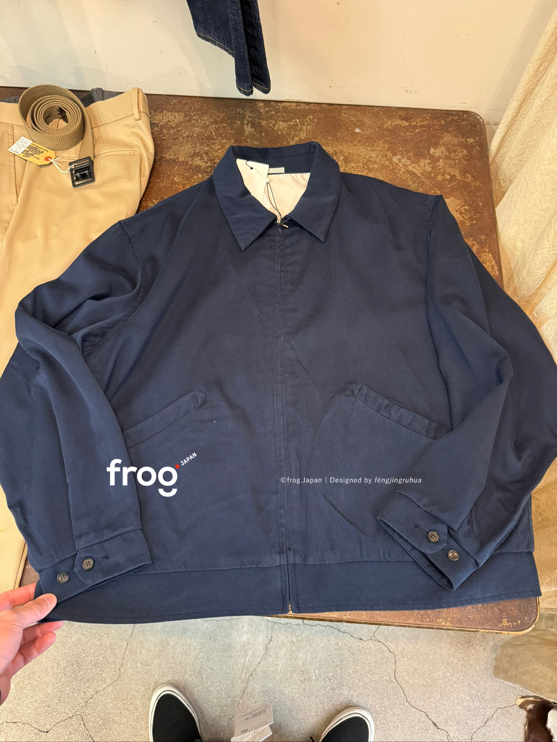 國現VISVIM COVERALL G.CORDS (N.D.)伊勢丹限定泥染做舊夾克-淘寶