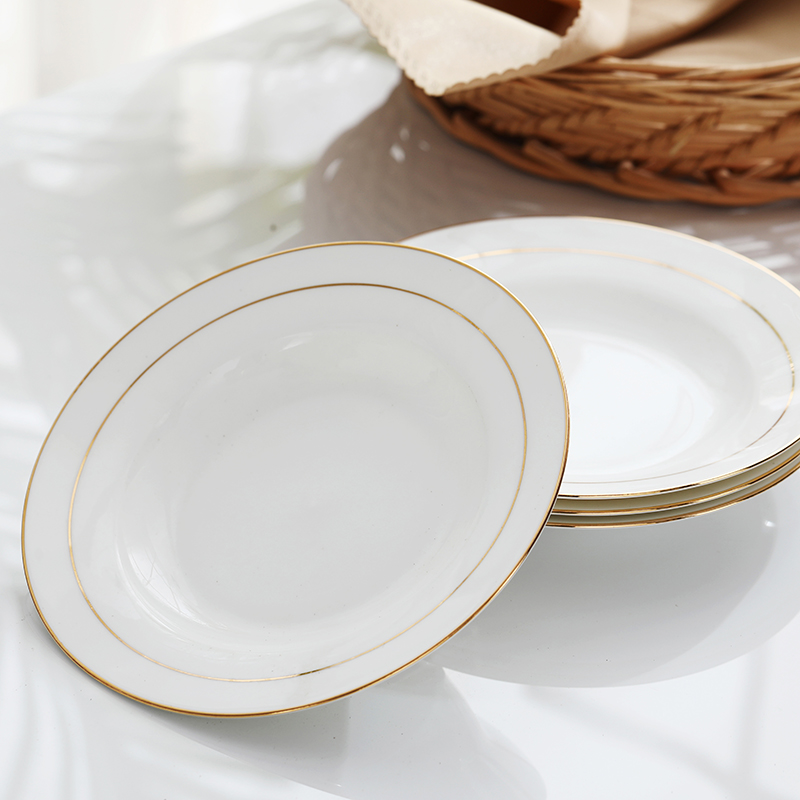 Jingdezhen ceramic dish dish dish home 10 8 inch plate suit Chinese style up phnom penh dish dish combination of household