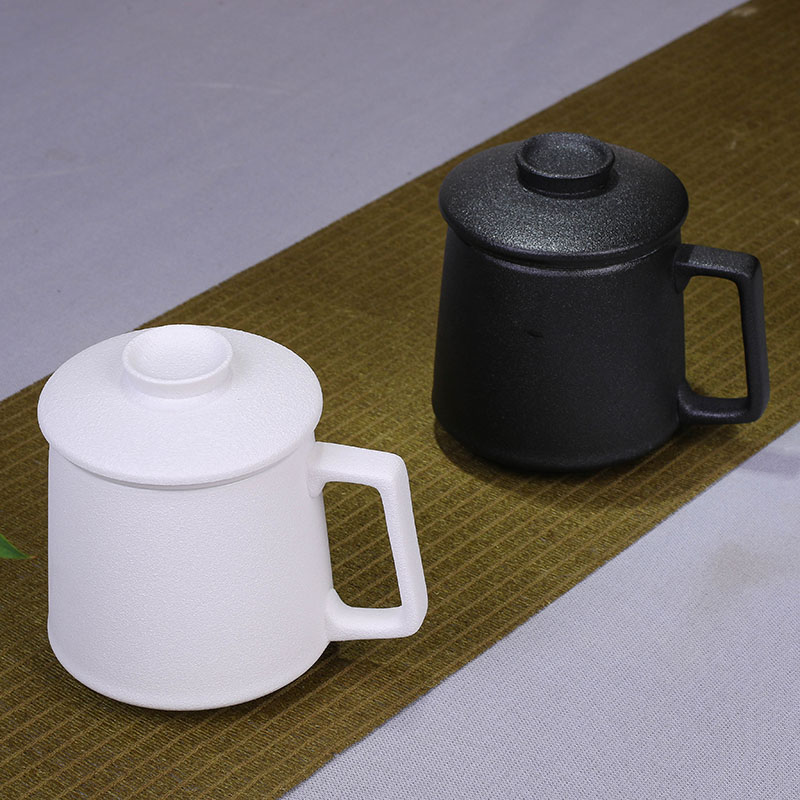 Jingdezhen tea cups high - capacity mugs ceramic filter tea cups with cover glass office home for tea