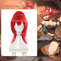 Noki Super Mario Kuba Ji Niang Anthropomorphic Kuba Princess Red cosplay Wig