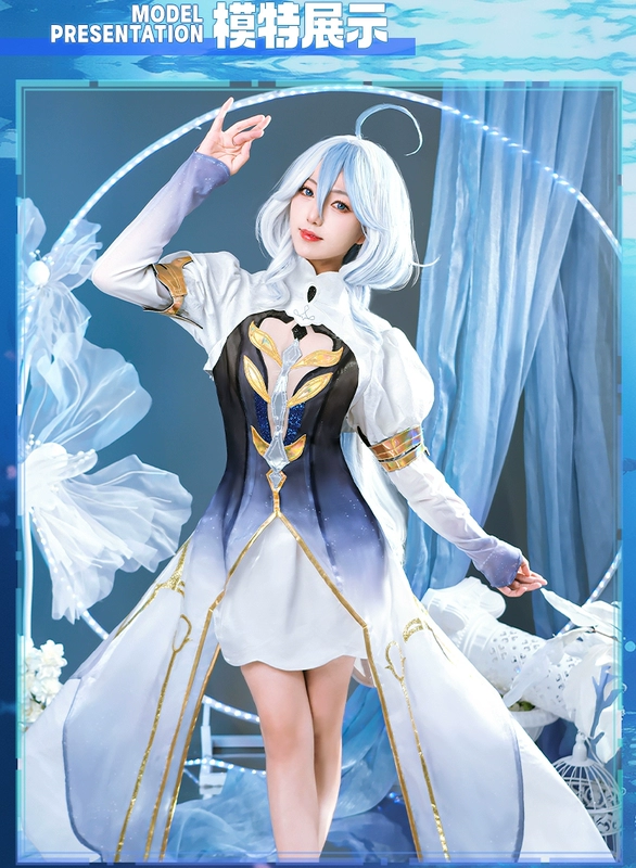 Nokigenshin cos quần áo Funina thần nước Fukalos cosplay hoạt hình trò chơi trang phục nữ trọn bộ