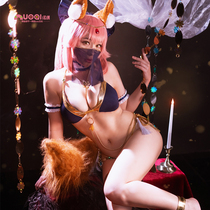 Nuoqi FGO Tamamo former dancer swimsuit wife fox Xiaoyu hand-made fatecos costume cosplay swimsuit