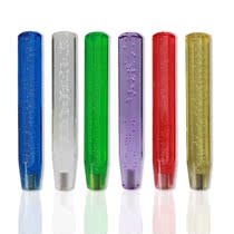 Car retrofit special drain head supplies individuality trend hanging gear shifting hand ball luminous bicolor water 25cm