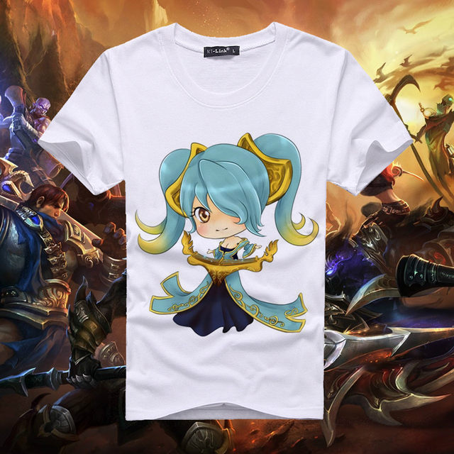 LOL League of Legends blind enchantress vampire cannon girl clothes short-sleeved T-shirt game clothes anime