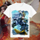 Clothes Glory T-shirt Li Bai Diao Chan Daji Sun Wukong Han Xin Zhao Yun ເກມອະນິເມຊັນ peripheral ເສື້ອທີເຊີດແຂນຍາວແລະສັ້ນ