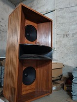 Large horn speaker double eighteen