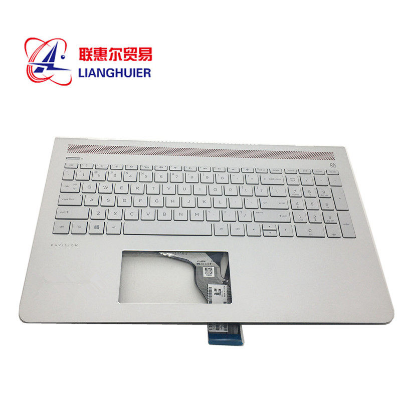 HP HP Pavilion15-C C shell with keyboard TPN-Q191 silver color with backlight 928507-001