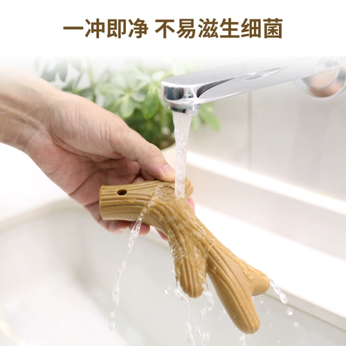 Pet Big Dog -шлифование зубов игрушечные палочки Corki кусайте очищающие зубы маленькие рога костей 自 自 自 自