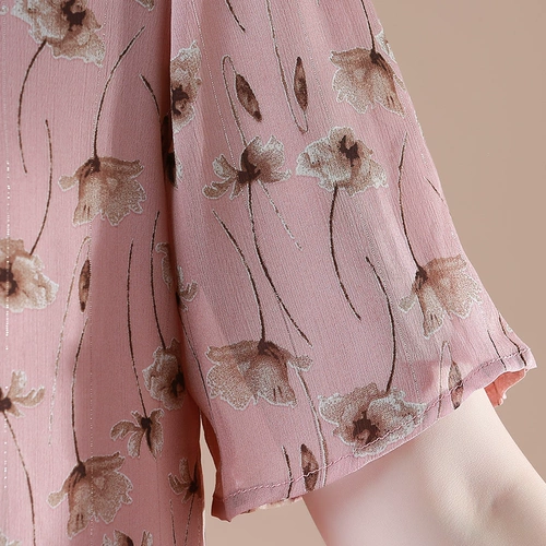 Летняя одежда для матери, комплект, футболка для пожилых людей, в западном стиле, короткий рукав, коллекция 2021, для среднего возраста