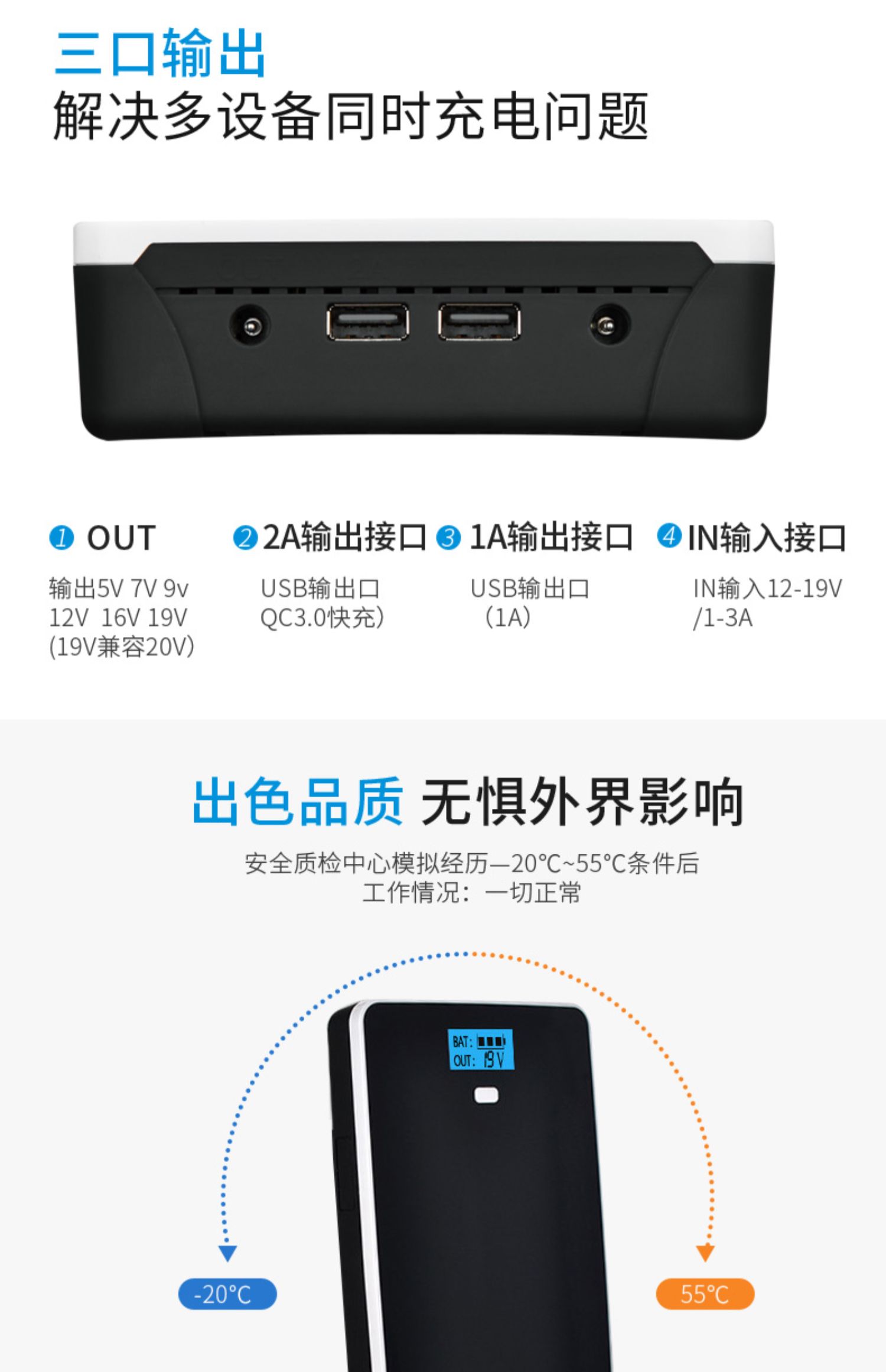 Máy tính xách tay sạc điện máy tính xách tay dung lượng lớn Lenovo DELL pin ngoài 19V20V sạc kho báu - Ngân hàng điện thoại di động sac du phong anker
