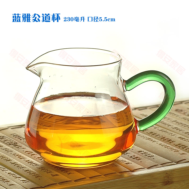 Nam cup 18 handmade thủy tinh chịu nhiệt cốc công bằng trà biển kungfu tea set trà thủy tinh đặt cốc thủy tinh