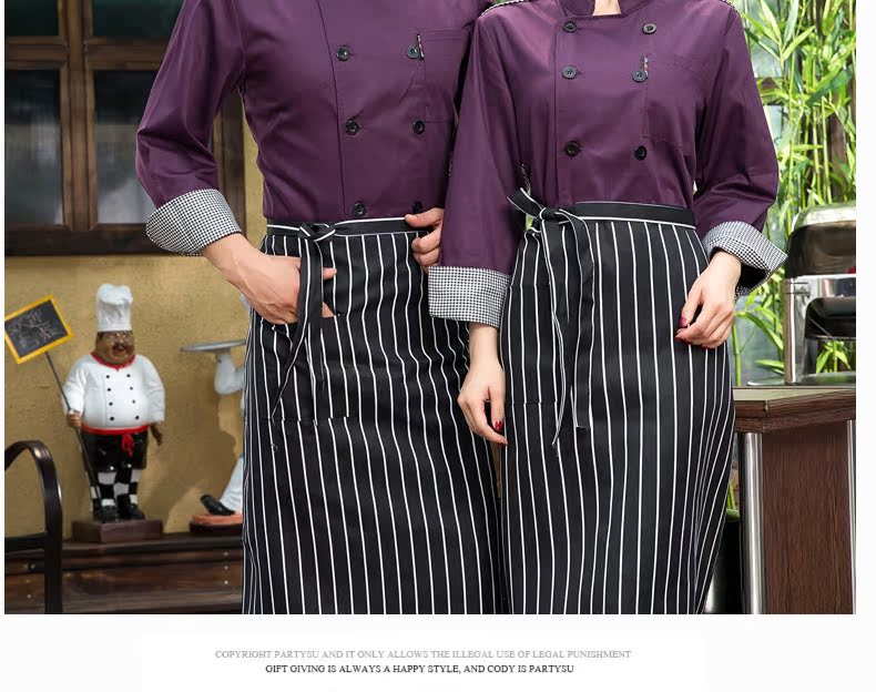 Veste chef cuisinier en polyester - Ref 1910969 Image 57