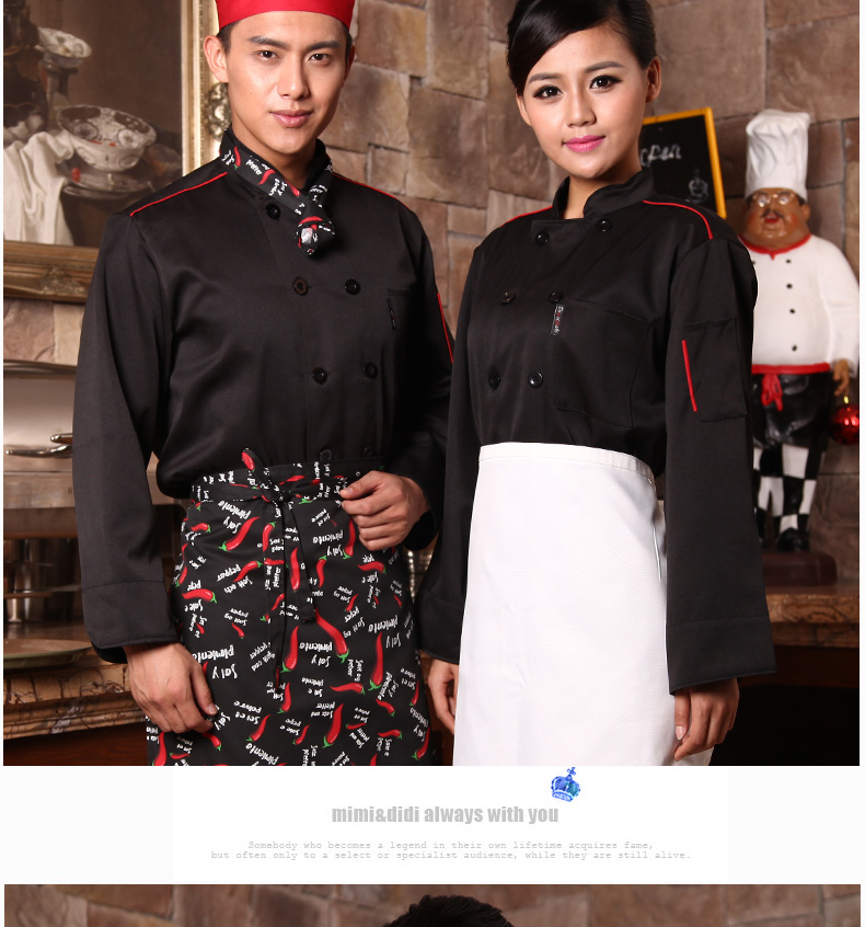 Veste chef cuisinier en polyester - Ref 1910969 Image 47