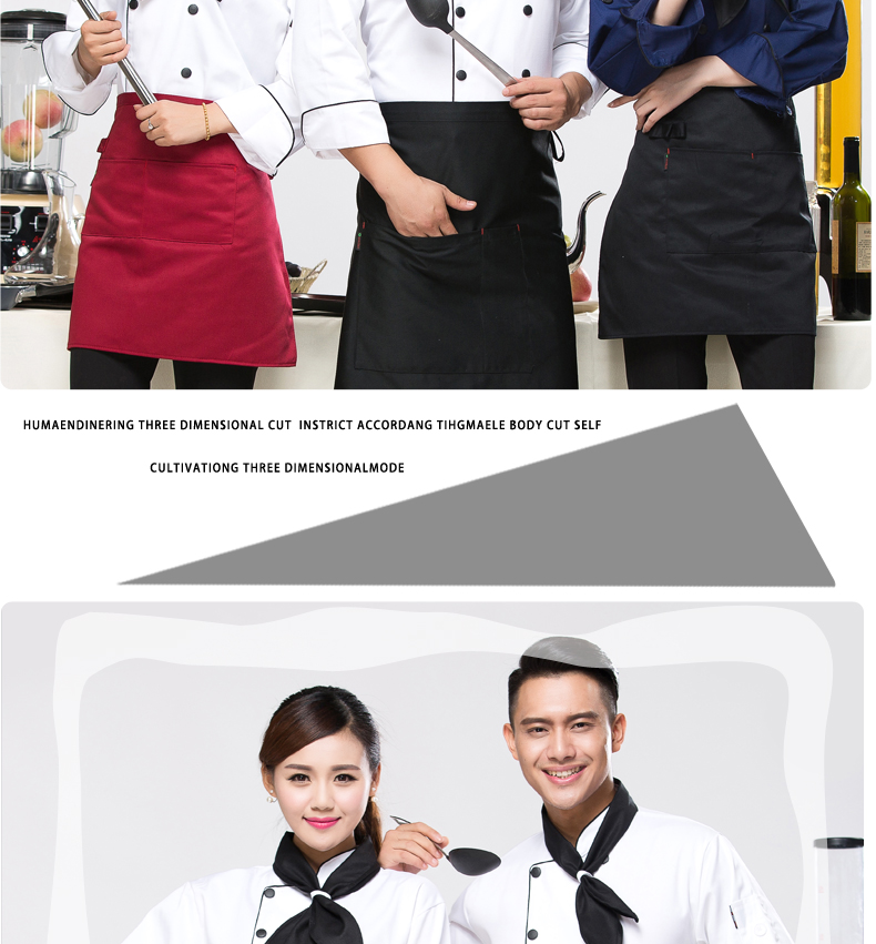 Veste chef cuisinier en polyester - Ref 1910970 Image 36