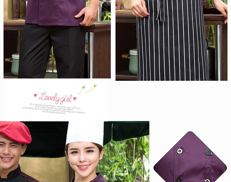 Veste chef cuisinier en polyester - Ref 1910969 Image 53