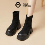 公猴 Martens, демисезонные высокие эластичные короткие сапоги, ботинки