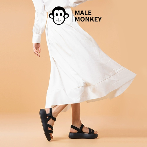 公猴 Летние сандалии на платформе, обувь, высокие пляжные туфли