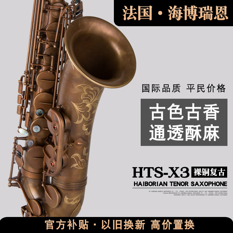France Heberry Ren B Converts Middle Saxophone Instrument Beginners Adult Examination Professional Play Level