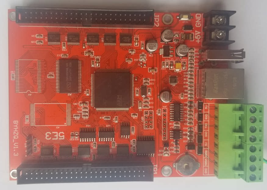 Network interface LED control card PLC modbus-RTU control card secondary development LED HJ212 protocol