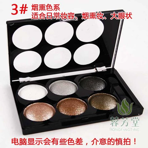 56 Alpha alpha sáu màu lụa satin sáng bóng quyến rũ phấn mắt trang điểm khói công chúa trang điểm sáu màu ngọc trai - Bóng mắt perfect diary phấn mắt