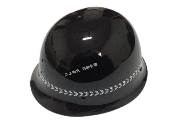 Security Safety Helmet Black Steel Helmet Safety Helmet Duty Cap Glass Fiberglass