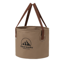 Outdoor travel folding bucket camping fishing bucket household portable thickened portable telescopic large capacity car wash bucket