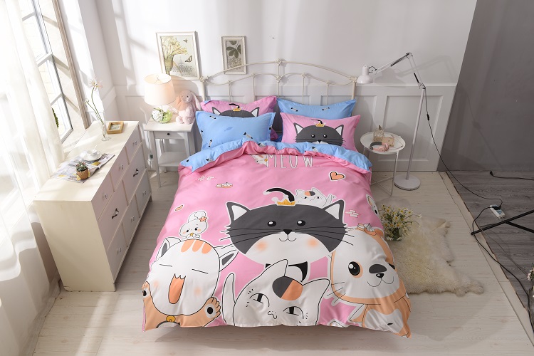Bông chăn đơn mảnh đúp 200x230 đại học trẻ em ký túc xá sinh viên độc thân chăn che bông phim hoạt hình là 1,5 m - Quilt Covers chăn drap