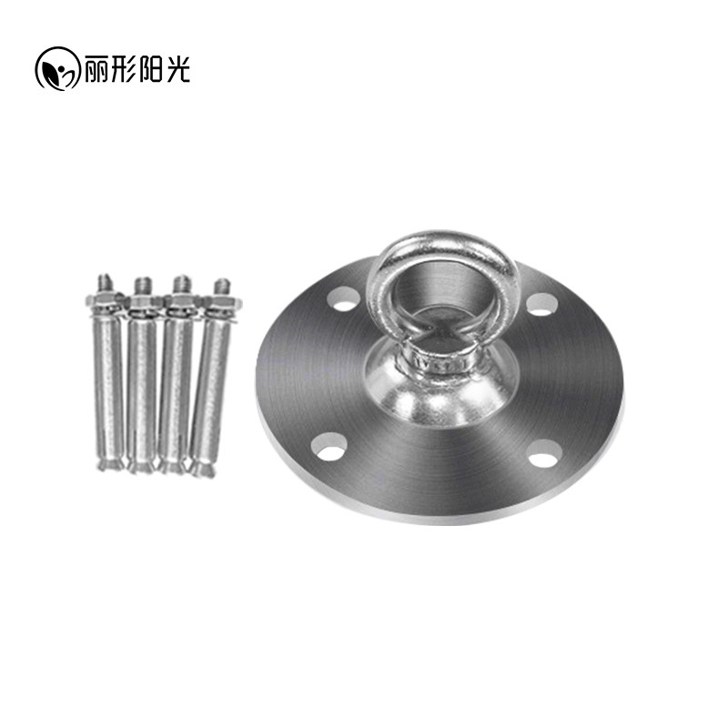 Aerial yoga hammock fixing disc stainless steel sandbag fixing disc Yoga hammock fixing disc cross fixing disc