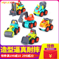 Huile toy car Engineering car Pullback car Inertial car Fire garbage truck Crane forklift Excavator