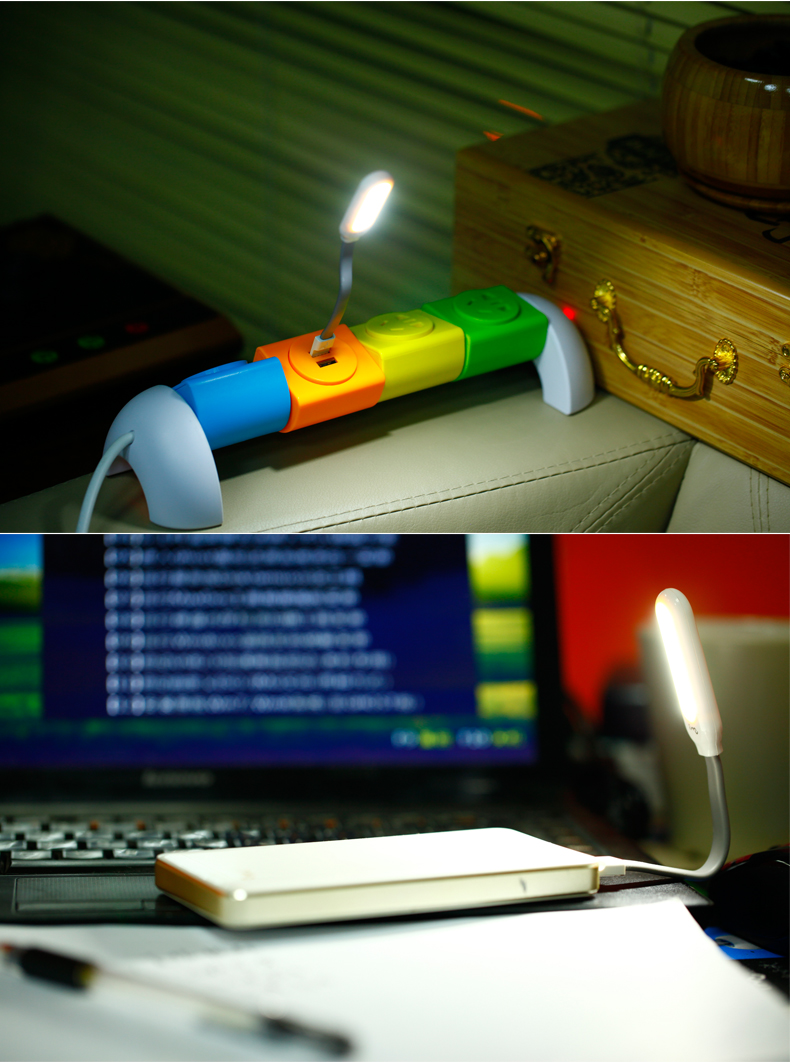 闪迪家居 触控阅读灯LED笔记本电脑灯键盘灯移动电源USB灯