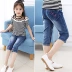 Cô gái quần short 2018 trẻ em mới của mùa hè phụ nữ quần phần mỏng quần áo trẻ em jeans nữ quần bé cắt quần