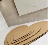 Круглый гофрированный картонный концентрический круговой круг детского сада детская школа детский школьник