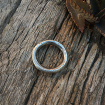 UNEND brand silversmith Ahao 2019 new ancient craft production retro simple style plain silver ring