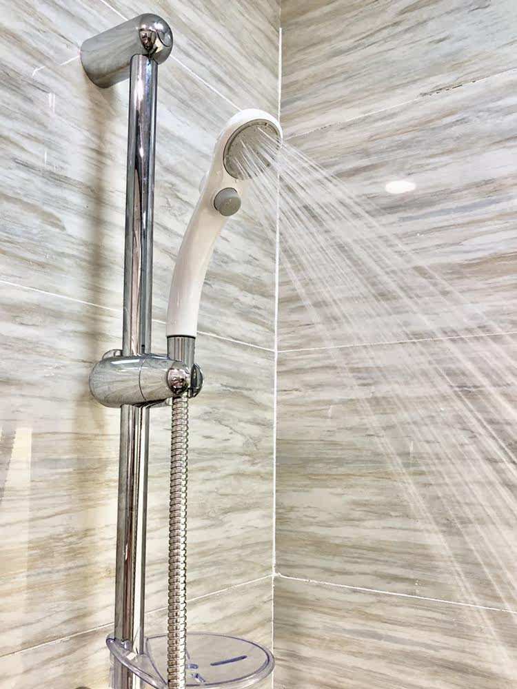 日本原裝sanei三榮低水壓花灑淋浴龍頭手持沐浴加壓噴頭蓮蓬頭