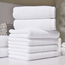 Hotel hotel hotel white towel White towel Pure cotton white towel White towel Hospital bathroom white towel